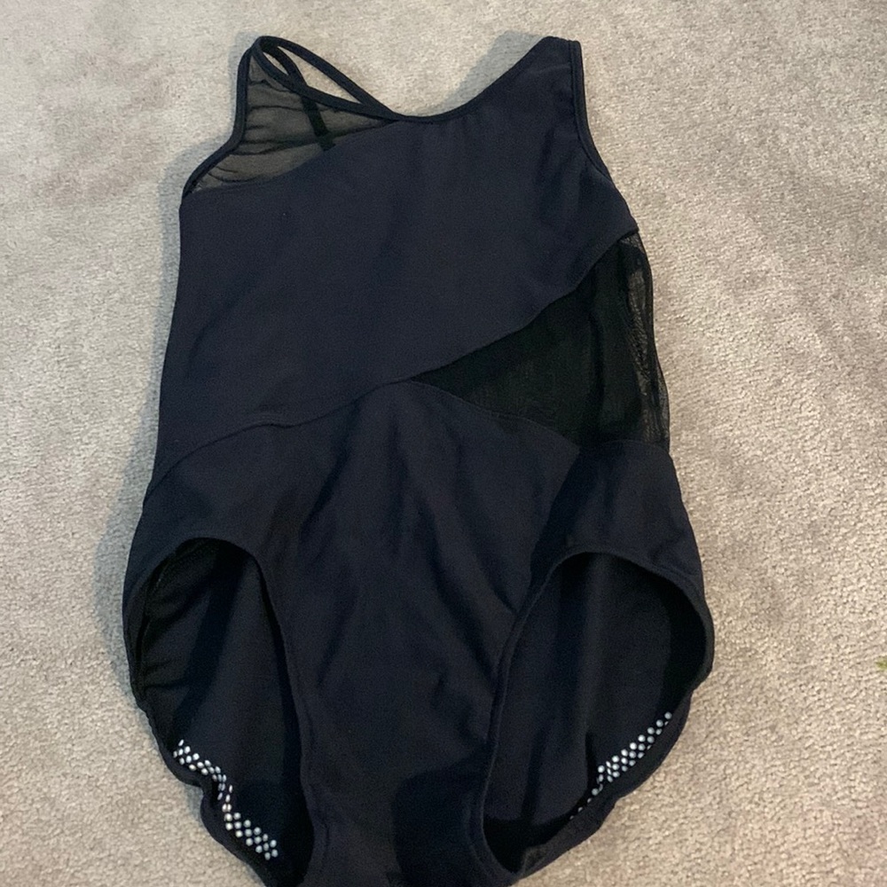 Blue water dance wear vogue leotard